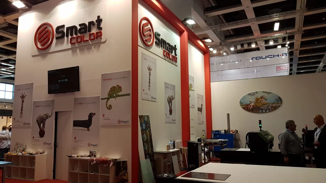 Smart Color – stand FESPA, Viscom, Milano, Monaco – foto 4