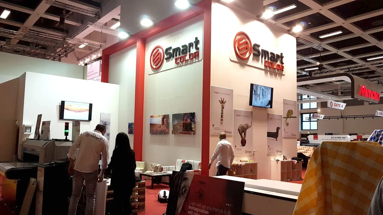 Smart Color – stand FESPA, Viscom, Milano, Monaco – foto 10